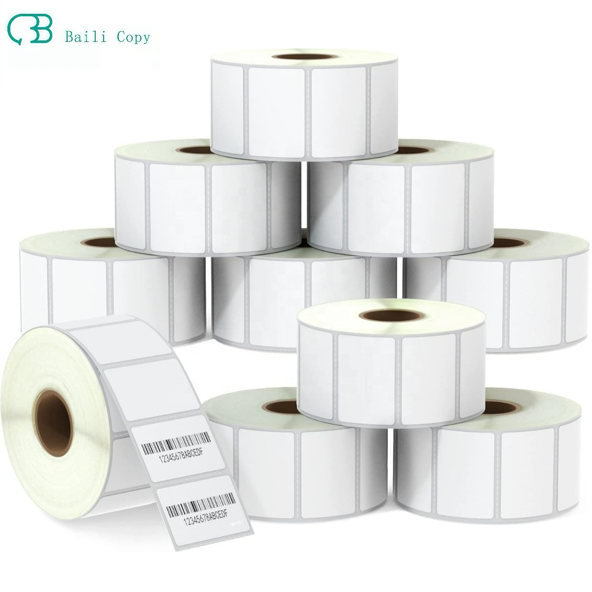 Low Price 4x6Universal Printer Compatible Clear Printing Thermal Label Paper For Logistics, Retail & Supermarket