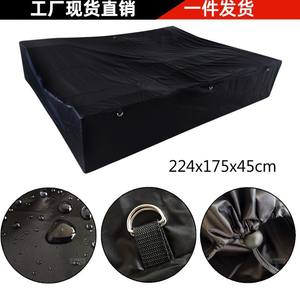 Housse de protection imperméable pour caravane 224x175x45cm en tissu Oxford, housse de protection rectangulaire pour véhicule extérieur - Product Image 4