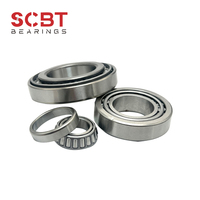 Roulement à rouleaux coniques en acier chromé 33119, simple rangée, précision P0, diamètre intérieur 95 mm, ouvert, 3000 tr/min, métrique SCBT