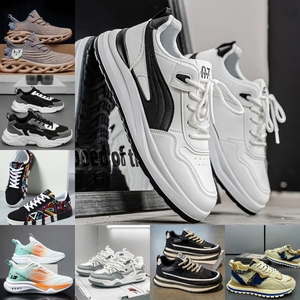 Chaussures de sport pour hommes très vendues, chaussures de marche décontractées, chaussures à lacets tendance, chaussures à la mode, vente en gros - Product Image 4