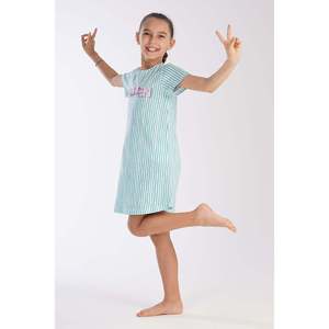 Robe de nuit ovale pour filles, tunique à manches courtes avec col, tailles 3-4/9-10 - Product Image 3
