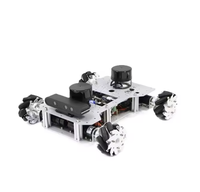 Châssis de véhicule à quatre roues motrices de haute qualité WD, plateforme de robot chenille ROS Lidar, vitesse de 40 km/h, charge utile de 10 kg, personnalisable