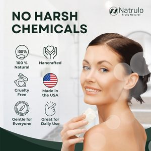 สบู่รักษาสิวน้ำมันทีทรีธรรมชาติสำหรับทำความสะอาดผิวหน้าและผิวกาย - Product Image 4