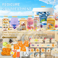 Feuilles de savon personnalisées avec logo OEM pour salon, fleurs de savon jetables pour pédicure