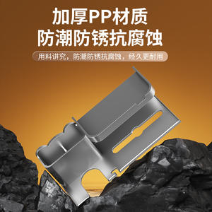 ที่แขวนไดร์เป่าผมแบบติดผนัง รูปทรงสี่เหลี่ยมผืนผ้า ผิวขัดเงา ใช้งานได้หลากหลาย ไม่ต้องเจาะผนัง - Product Image 2