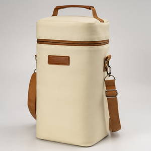 Benutzer definierte Werbe isolierte Kühltasche Wein beutel Picknick Kühltaschen für Wein 4 Flaschen - Product Image 2