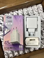 Adaptor Charger Daya Super Cepat 65W A+2pd Grosir, USB Type C Pd Charger Dinding untuk Samsung Galaxy Note 10/Note 20/S20 S21