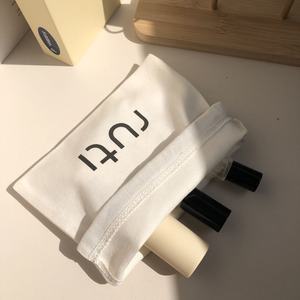 Sac cadeau promotionnel réutilisable en sergé de coton avec cordon de serrage, impression de logo personnalisé, pochette en sergé de coton, sac anti-poussière en coton - Product Image 3