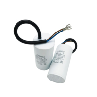 CBB60 30uF 450VAC AC-Motorbetriebskondensator mit Kabel für Waschmaschinen und Wasserpumpen