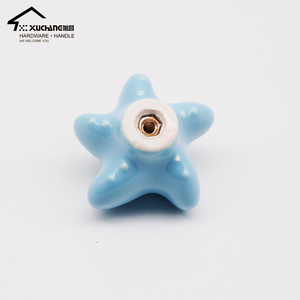 Fresco y natural de estrella de mar en forma de niños de <span class=keywords><strong>la</strong></span> manija de los muebles de los niños dulce caramelo color mando/ - Product Image 5