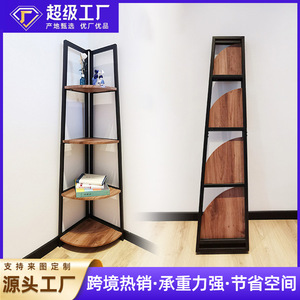 Folding corner <b>shelf</b>, floor <b>shelf</b>, storage rack, flower rack, <b>bedroom</b> corner <b>shelf</b>, no-drill tripod, customizable. - Product Image 5
