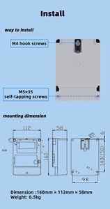 Sistema de Monitoramento Elétrico Inteligente <span class=keywords><strong>Digital</strong></span> com Display LCD RS485 YADA DCM3366Q OEM Atacado - Product Image 5