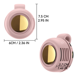 Mini ventilateur portable USB 900 mAh, 3 vitesses, haute vitesse, turbo, nouveau modèle 360 °   Petit ventilateur rotatif en plastique pour usage domestique - Product Image 6