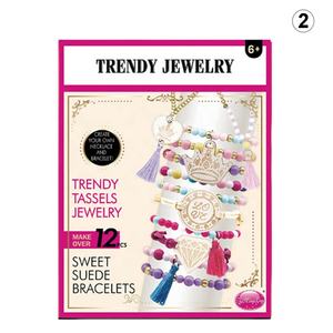 Perles artisanales pour enfants, <span class=keywords><strong>kit</strong></span> <span class=keywords><strong>de</strong></span> fabrication <span class=keywords><strong>de</strong></span> collier, <span class=keywords><strong>de</strong></span> <span class=keywords><strong>bracelet</strong></span>, <span class=keywords><strong>de</strong></span> perles pour petites filles - Product Image 6