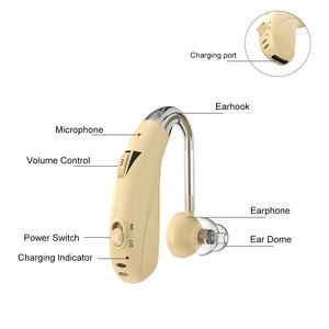 Audífono Recargable BTE de Procesamiento Digital de Bajo Precio con 4 Reductores de Ruido <span class=keywords><strong>y</strong></span> Salida de Audio Clara para Adultos Mayores - Product Image 5