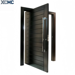 Porte d'entrée pivotante moderne de luxe en aluminium moulé, résistante à l'eau, pour villas et hôtels - Product Image 4