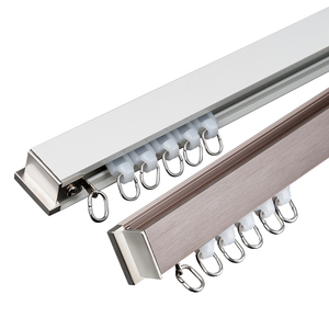 Wholesale Manufacturer Aluminium Alloy Heavy Duty Sliding Ceiling Mounted <b>Curtain</b> Track for Living Room - Product Image 3