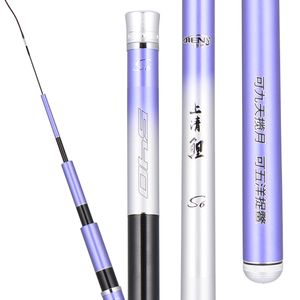 Canne à pêche télescopique en fibre de carbone <span class=keywords><strong>JIEN</strong></span> S6-2 200g 3.9m-7.2m pour la pêche en eau douce, truite, basse, carpe, rivière, action moyenne rapide, composite - Product Image 1