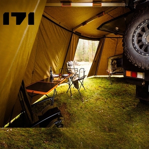 กันสาดคาราวานสำหรับรถมอเตอร์ไซด์อลูมิเนียม,หลังคารถบ้านรับน้ำหนักได้เยอะสำหรับเต็นท์ผ้าใบออนซ์สะพานเมอริ - Product Image 5