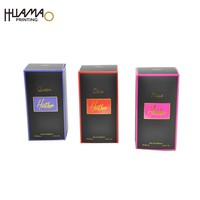 Emballages écologiques recyclables en carton noir et or pour cosmétiques, cadeaux en gros pour flacons de parfum, soins de la peau, taille personnalisée