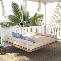 Hamac en teck de haute qualité, hamac de balcon