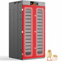 Incubateur d'Œufs Rouge Entièrement Automatique de 2000 Places pour l'Élevage de Poulets, Canards et Cailles – Matériel d'Éclosion