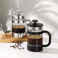 Presse à café française multifonctionnelle Tenrey Presse à café à thé avec verre borosilicaté résistant à la chaleur