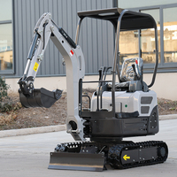 Pengiriman Gratis Crawler Mini Excavator-Peralatan Kebun dan Lanskap Hidrolik dengan Bucket, Disetujui EPA, Mesin Motor Pompa Gear 1-3 Ton