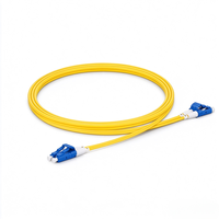 Kabel Patch Fiber 1m (3ft) LC UPC Duplex ke LC UPC Duplex Single Mode OS2 LSZH 2.0mm Tight Buffered Kuning