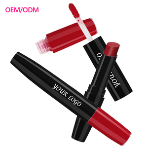OCHAIN Etiqueta Privada Vegano Caliente Personalizar Su Propio Logotipo Romántico Buena Calidad Doble Lápiz Labial Mate y Lápiz Labial Líquido - Product Image 3
