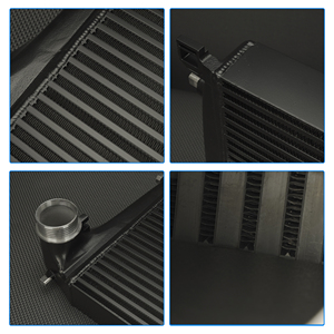 <span class=keywords><strong>Intercooler</strong></span> avant haute performance pour VW MQB <span class=keywords><strong>Golf</strong></span> GTI <span class=keywords><strong>R</strong></span> MK8 Audi 8Y A3 S3 2022+ 2.0T Radiateur de course en aluminium à barres et plaques - Product Image 3