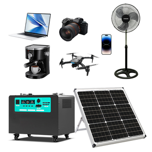 Générateur rechargeable haute capacité 220v 5500 Watts, stations d'alimentation portables avec panneaux solaires intégrés - Product Image 2