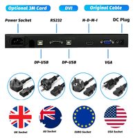 Monitor de Juegos con Pantalla Táctil IPS LED Lateral Capacitiva de 32 Pulgadas, 1080P, USB, 16:9, para Gabinete de Arcade