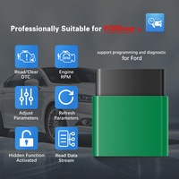 Escáner de Diagnóstico de Fallas de Automóvil VLinker FD VGATE OBD2 Bluetooth 3.0 con Pantalla LCD Verde