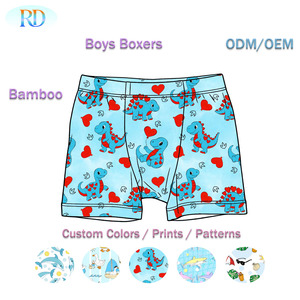 Sous-vêtements pour enfants Ruidian, nouveaux boxers en bambou pour garçons, confortables, respirants, à motifs de dessins animés, pour l'été. - Product Image 4