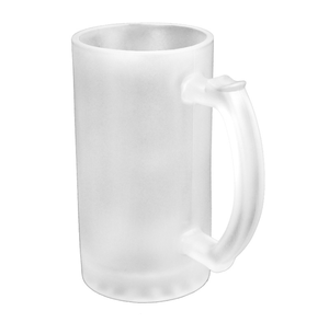 Venta al por Mayor de Productos Ecológicos y Sostenibles, Jarra de Cerveza Esmerilada de 16 oz, Vaso para Agua, Frasco de Vidrio Sublimable con Asa - Product Image 2