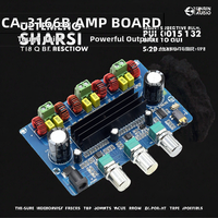 CA-3166B 100W + 2*50W BT carte amplificateur de puissance Audio numérique récepteur en métal domestique et carte amplificateur avec TPA3116D2 100W + 2*50W