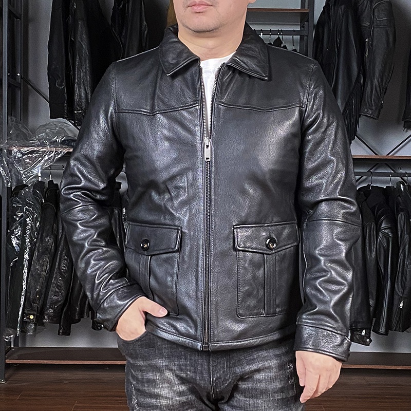 Jackrose 00s goat skin leather jacket 山羊 SKOOKUM×JACKROSE】 LAMB LEATHER ZIP JACKET 2025(MENS