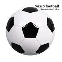 Ballon de football authentique pour la compétition et l'entraînement des enfants et des adultes, idéal pour les écoles, cousu à la machine, modèle JKD-028