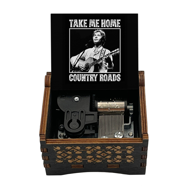 Take Me Home, Country Roads Wind up Music Box 18 Note Mechanical Movement Special Gift for Friends Family Festival Present