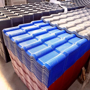 Lembar atap UPVC buatan tangan di terakota Merah Biru Putih Hitam Coklat abu-abu 2.0-2.5-3.0Mm ketebalan untuk Hotel ubin atap polos - Product Image 5