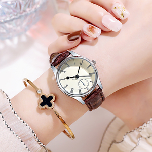 Coppia classico orologio cronografo di lusso per amanti uomini e donne guardano al quarzo - Product Image 3