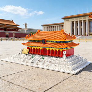 Bloques de Construcción de Plástico de Partículas Pequeñas Compatibles con el Palacio Taihe de la Ciudad <span class=keywords><strong>Prohibida</strong></span> de Beijing, China, Juguetes Educativos para Niños - Product Image 6