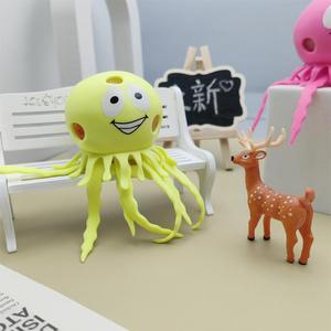 Novità decomprimere la sfera creativa della sfera del foro della medusa della colla morbida del giocattolo del polpo animale marino della palla della perla - Product Image 6