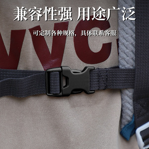 Plastic Side Release Buckle 2.0cm Inner Diameter Adjustable For Bags Durable - Product Image 1