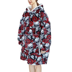 Sudadera con capucha de aguacate para adulto, forro polar portátil, manta, sudadera de gran tamaño, 2022 - Product Image 2