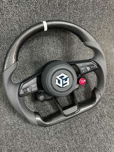 Volant sport en fibre de carbone personnalisé pour Volkswagen VW Golf 7 MK5 MK6 MK7 Passat B8 <span class=keywords><strong>Tiguan</strong></span> MK2 POLO Jetta - Product Image 3