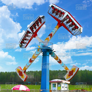 อุปกรณ์ที่น่าตื่นเต้นกลางแจ้งรูปมังกรรถไฟเหาะขนาดใหญ่ - Product Image 2