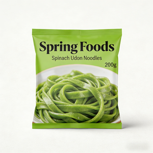 Fideos Udon de Espinaca y Trigo Duro de Cocción Rápida en Bolsa a Granel para Cantinas Concurridas - Product Image 2