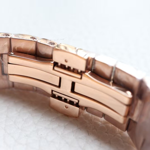 Reloj de Lujo para Mujer, Nuevo Modelo 2026, Oro Rosa, Esfera Azul, Bisel con Diamantes, Segundero Pequeño, Mecánico Automático, Resistente al Agua - Product Image 4